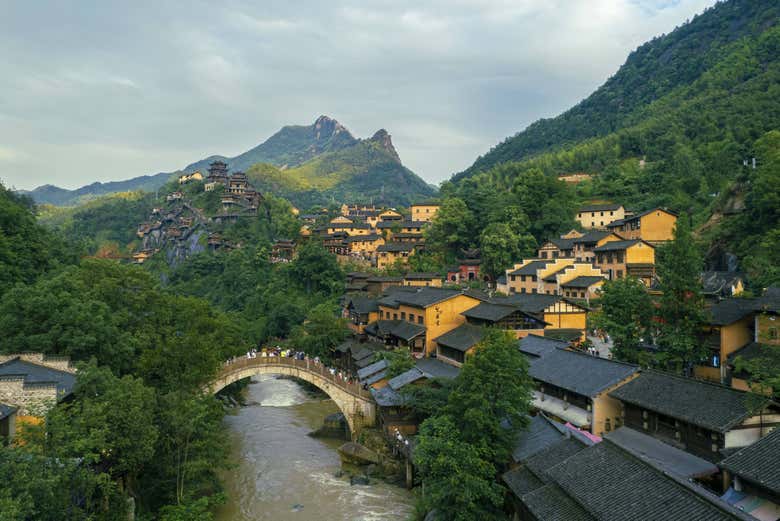 El pintoresco Wangxian Valley