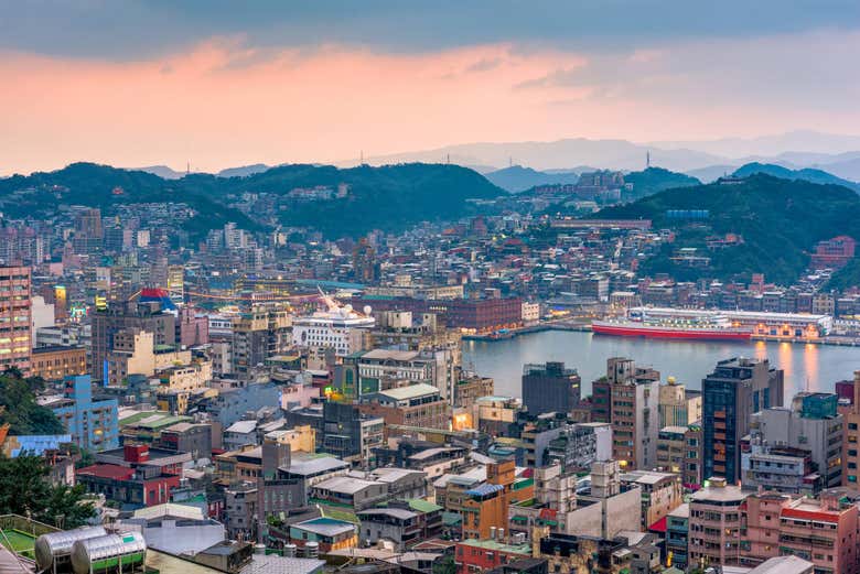 Keelung al atardecer