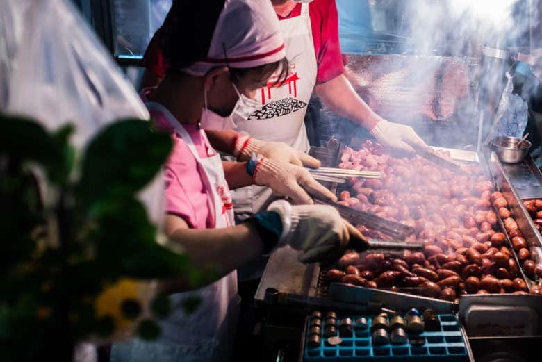 Street food stall