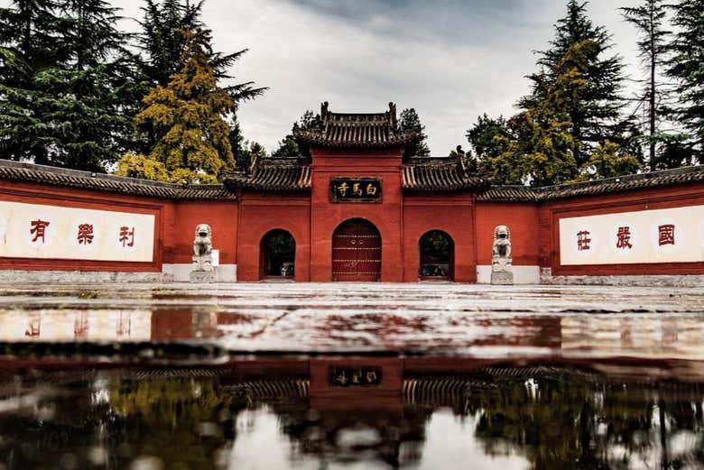 Percorreremos o templo Shaolin