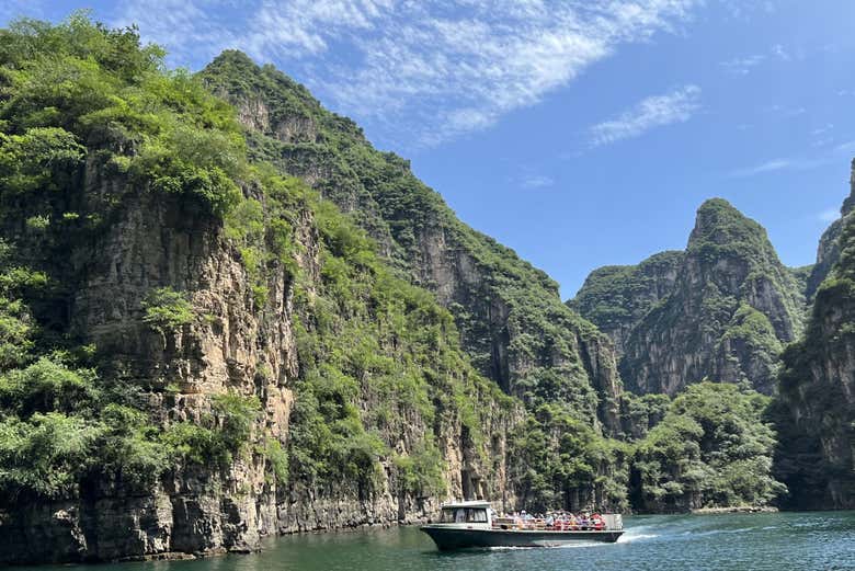 El crucero por el lago