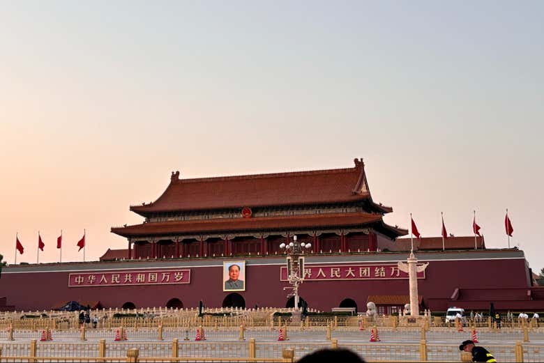 Vistas de la Puerta de la Paz Celestial
