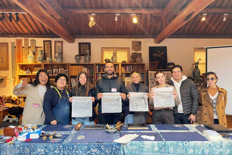 Have fun on this wood printing workshop