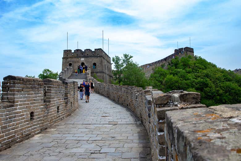 Recorriendo la sección Mutianyu de la Gran Muralla China