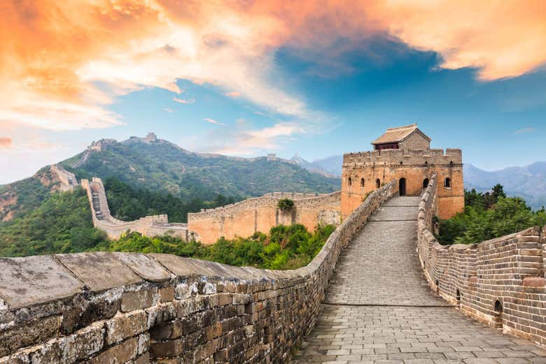 El Dragón Chino de ladrillos