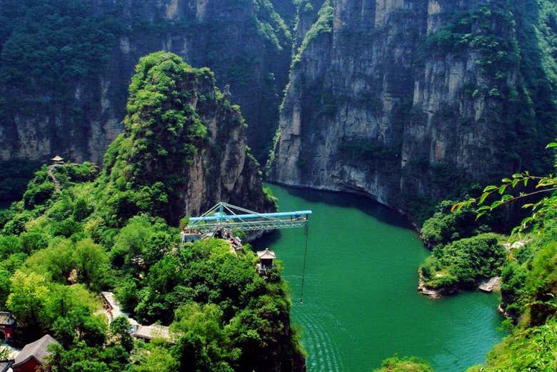 Panorâmica de Longqing Gorge