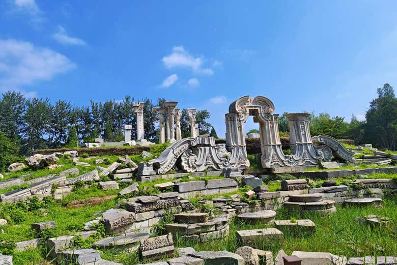 Ruinas arqueológicas del antiguo Palacio de Verano
