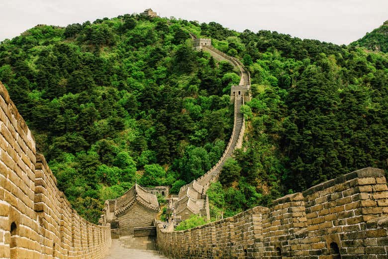 Passeando pela Grande Muralha da China