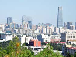 Jingshan Park, views of Beijing