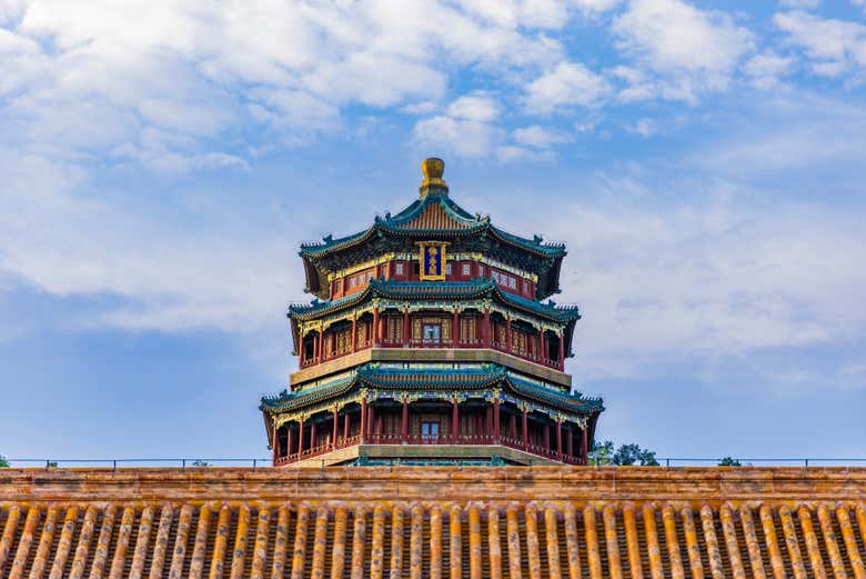 Torre da fragrância de Buda, no Palácio de Verão