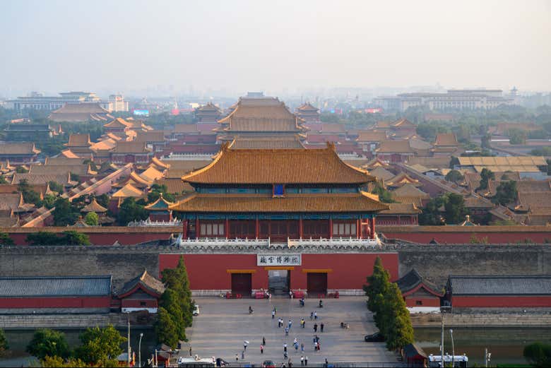 Vista panorámica de la Ciudad Prohibida 
