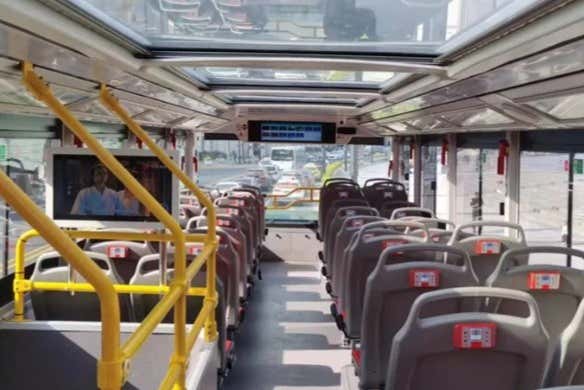 Asientos del autobús turístico de Shanghái 