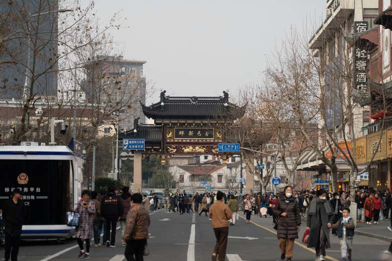Ruas de Shanghai mais tradicinais