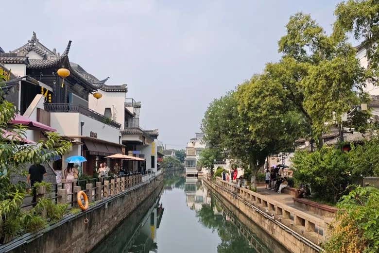 Uno de los canales de Suzhou