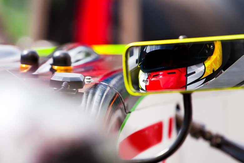 Uno de los pilotos desde su monoplaza