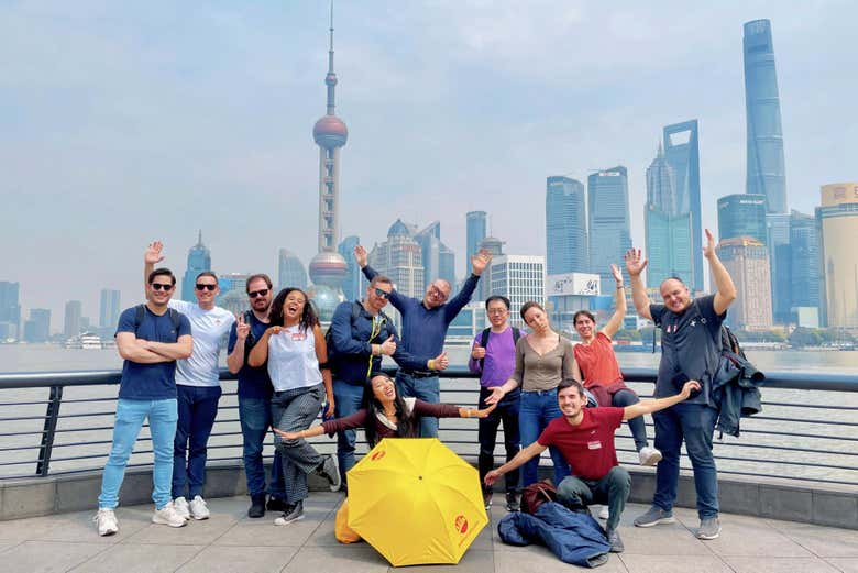 Happy Faces by the Bund