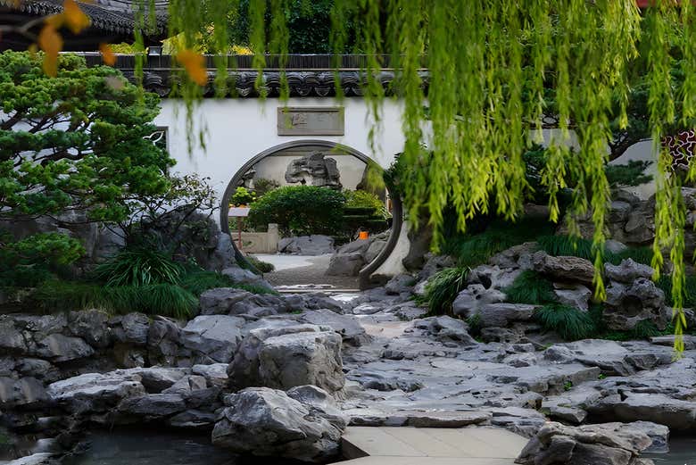 Un precioso rincón en el Jardín Yuyuan