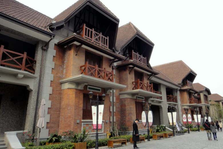 Sinan Mansions in the Shanghai French Concession