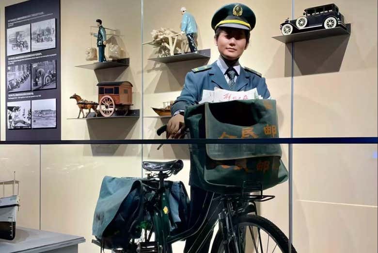 Dentro del Museo Postal de Shanghái