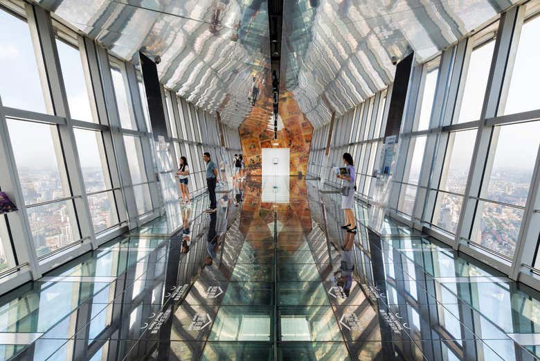 Skywalk no 100º andar