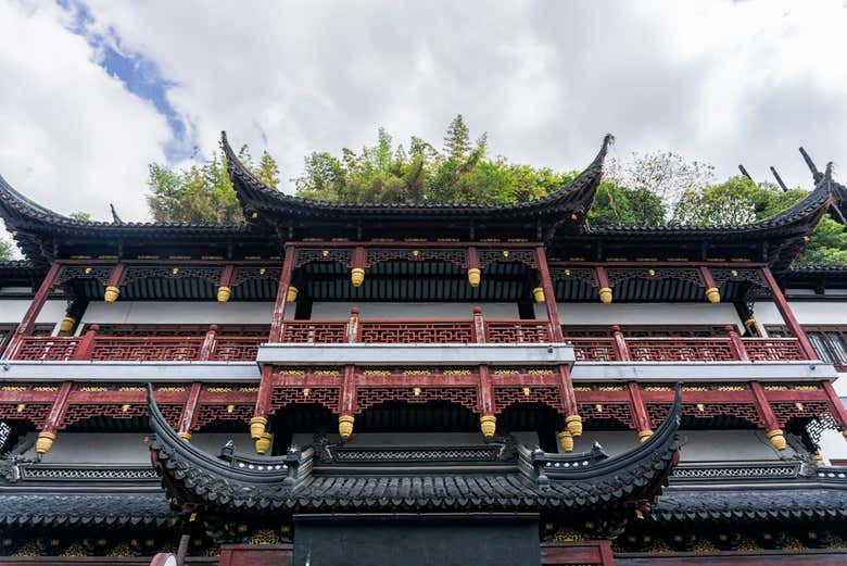 Edifício do templo do Deus da Cidade, em Shanghai