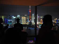 Bar Panoramique à Shanghai, Vue Bar
