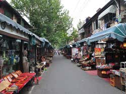 Shopping à Shanghai, marché de Dongtai Lu