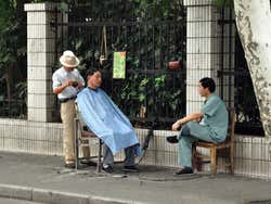 Coiffeur improvisé