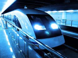 Train Maglev à l'Aéroport de Pudong