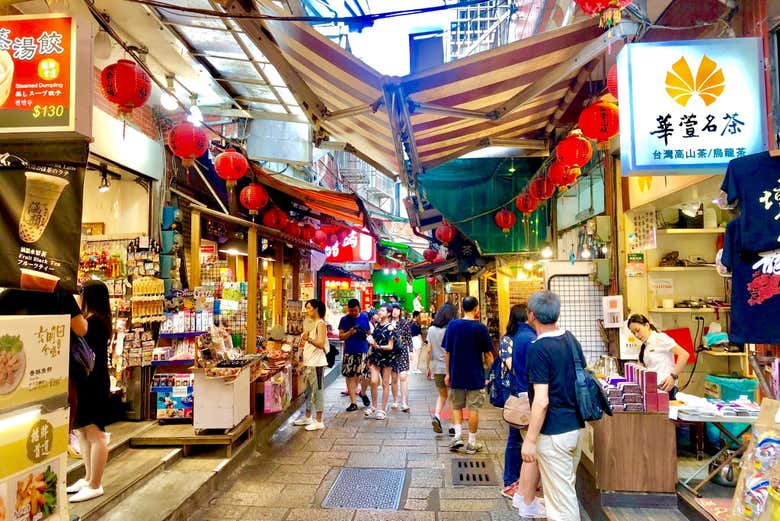 La calle Antigua de Jiufen