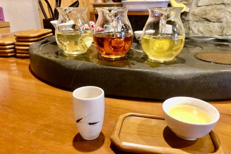 Taste local tea