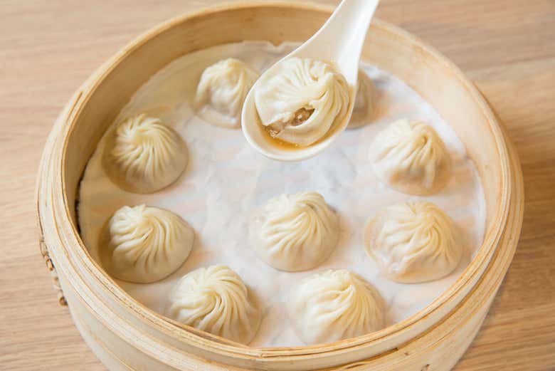Xiaolongbaos tradicionales