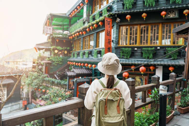Uno de los lugares de Jiufen que inspiraron a Miyazaki