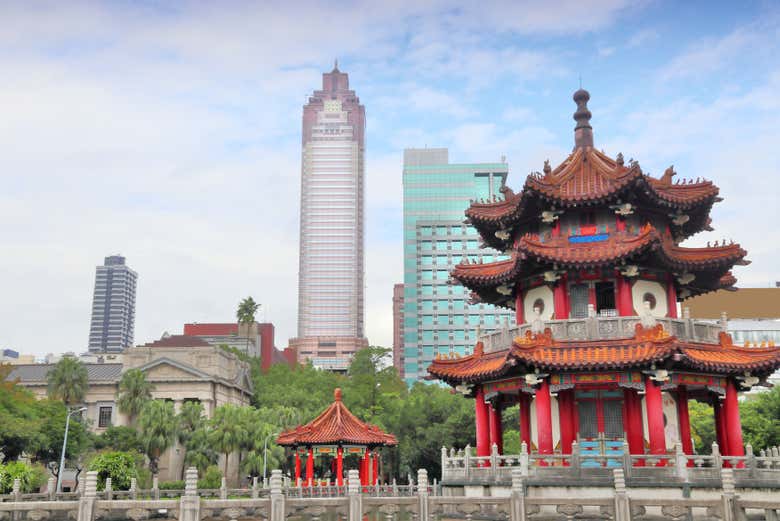 Skyline of Taipei