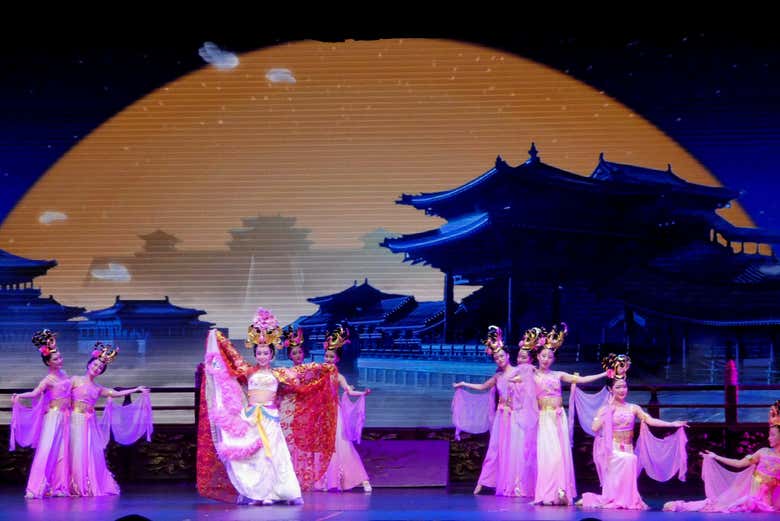 Espetáculo no Tang Dynasty Show