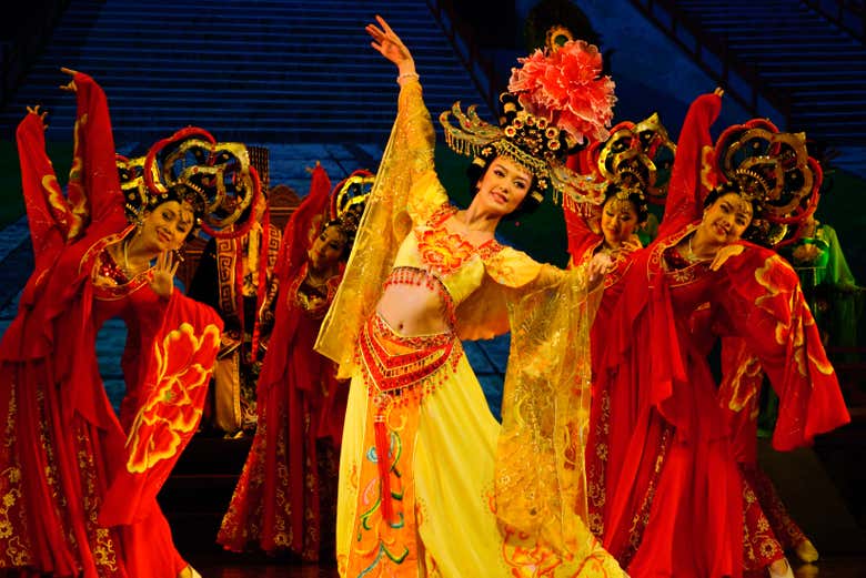 Dança no Tang Dynasty Show