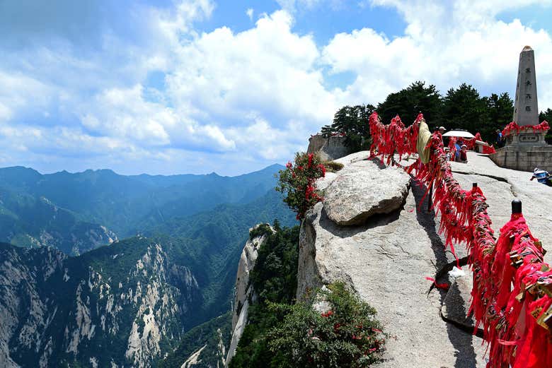 Vértigo desde la montaña Huashan