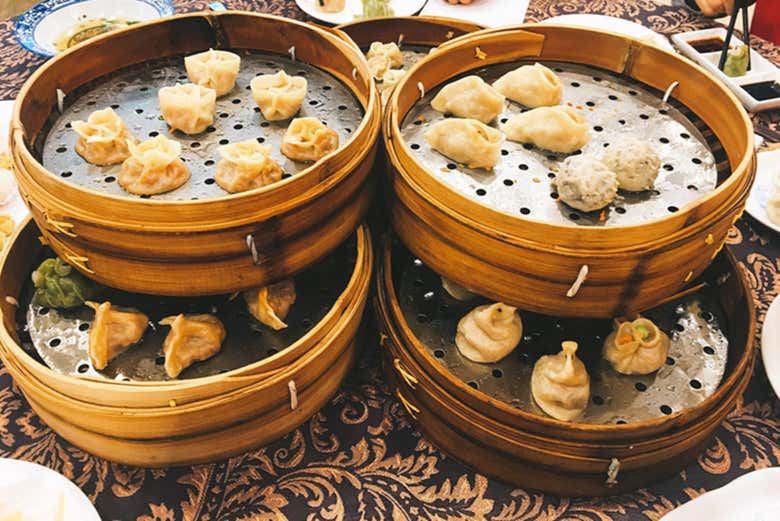 Os tradicionais dumplings chineses