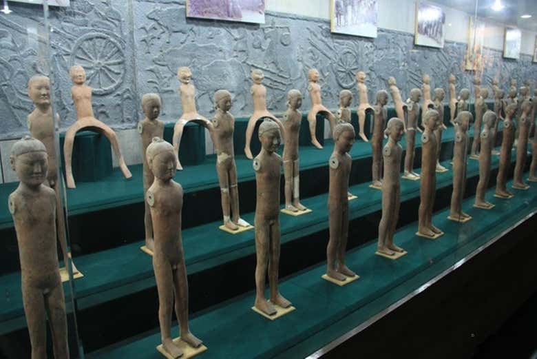 Figuras de terracota del mausoleo Han Yang Ling