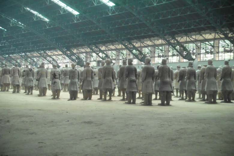 Miles de guerreros en el museo