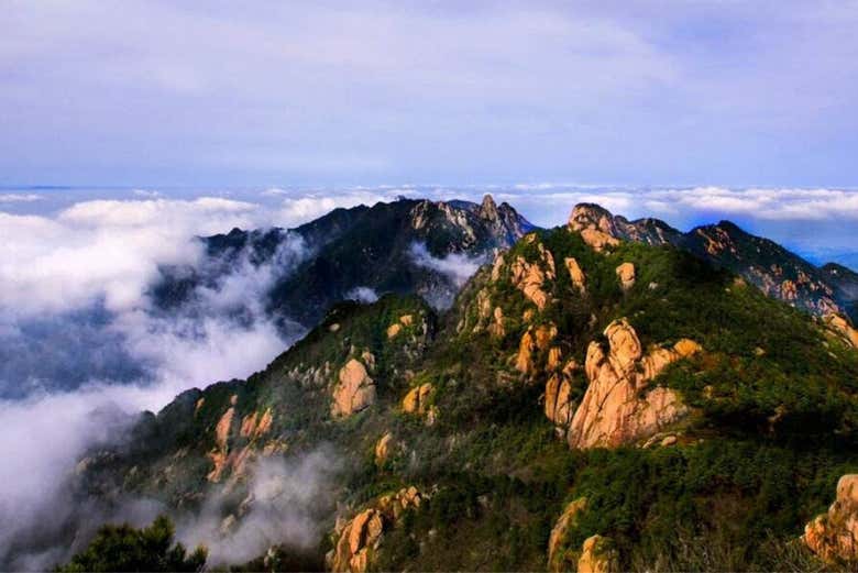 A paisagem de Huashan