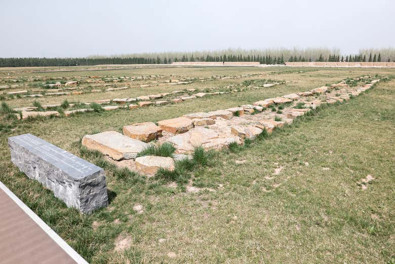 Excavaciones del Mausoleo Han Yang Ling