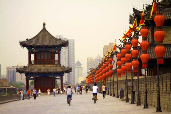 Xi'an City Wall Private Bike Tour