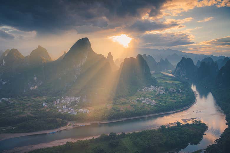 Admire a beautiful sunrise