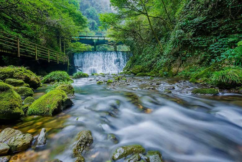 Uno de los rincones de Zhangjiajie