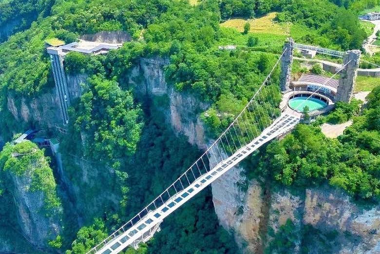 ¿Os atreveréis a cruzar el puente de cristal?