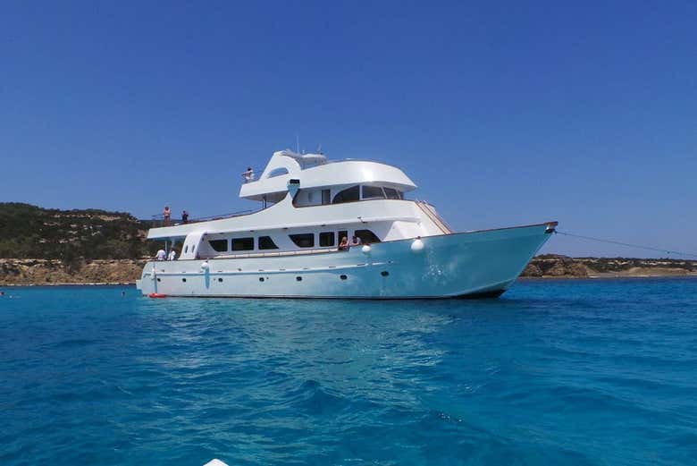 Sail the clear blue waters