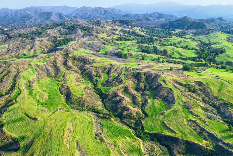 Traverse beautiful natural landscapes