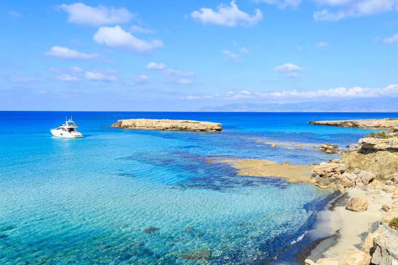 Take a boat ride to the Blue Lagoon