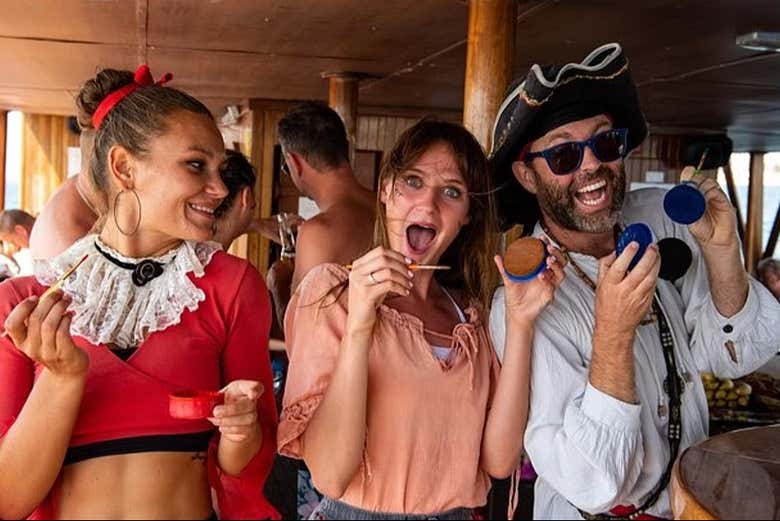 Podremos pintarnos la cara en el barco pirata